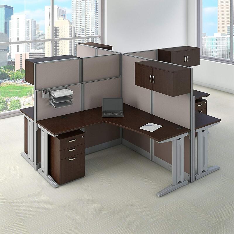 4 Person Workstation Cubicle